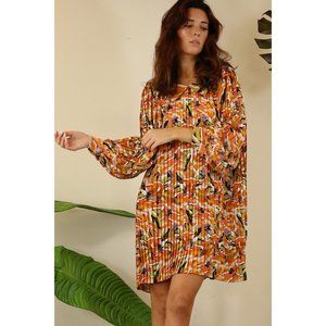 Mulla Pleated Mini Dress